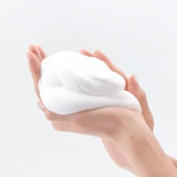 摩擦レスクレンジング・洗顔をかなえるもっちりふわふわ泡