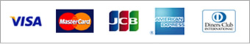 VISA MasterCard JCB AMEX DC